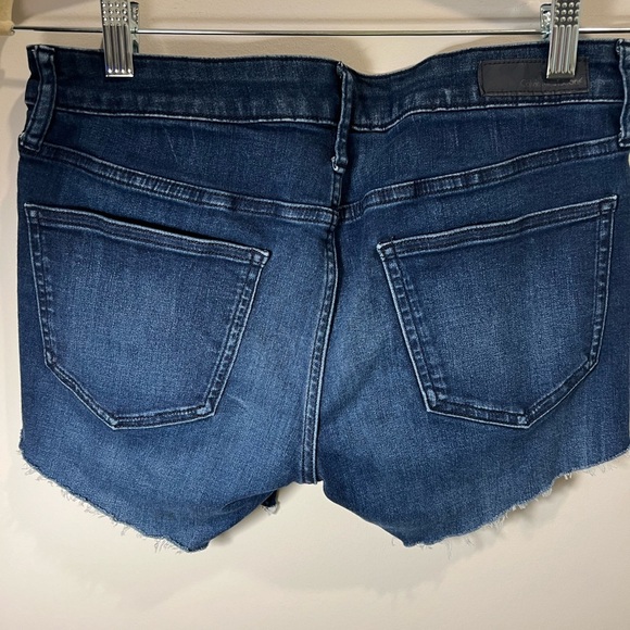 Calvin Klein Women’s Frayed Jean Shorts - Picture 2 of 2